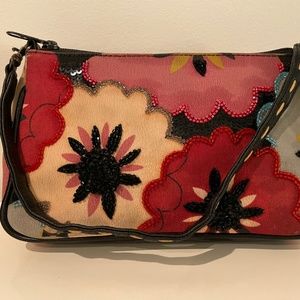 Isabella Fiori Y2K Mini Should Bag Beaded Sequin floral colorful small casual